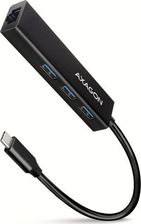 Axagon HUB USB 1x RJ-45 + 3x USB-A 3.2 Gen1 (HMCGL3A)