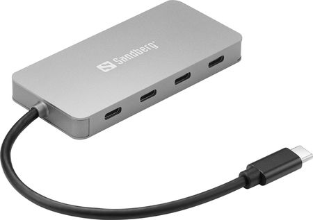 Sandberg HUB USB 4x USB-C + Brakx USB-A 3.1 (13641)