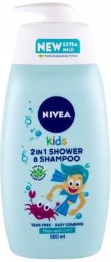 Nivea Kids 2In1 Shower & Shampoo 500Ml