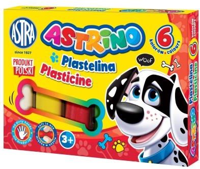 Astra Plastelina Astrino 6 Kolorów