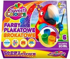 Zdjęcie Farby Plakatowe Brokatowe 20Ml X 6 Kolorów - Chrzanów