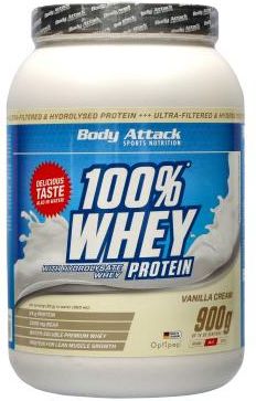 Body Attack 100% Whey Protein 900g 