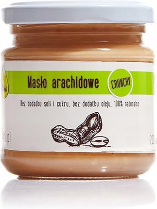 Masło Arachidowe Crunchy 200ml Olini Orzechowe