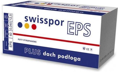 Swisspor Styropian Podłogowy 10cm Eps60 Plus Biały 040