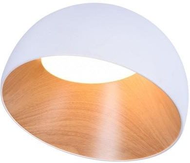 Step Into Design plafon LED Padella Skos 24W 3000K biało/drewniany ST-9493C/B white (STEPST9493CBWHITE)