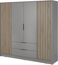 Zdjęcie Piaski Szafa Nelly 4D Szary Lamela Artisan 100342224 - Lębork