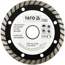 Zdjęcie Yato TARCzA DIAMENTOWA 'TURBO' 115MM (YT-6022) - Torzym