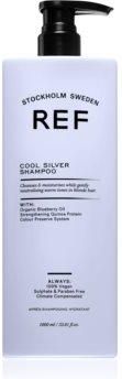 Ref Cool Silver Shampoo Srebrny Szampon Neutralizująca Żółtawe Odcienie 1000 Ml