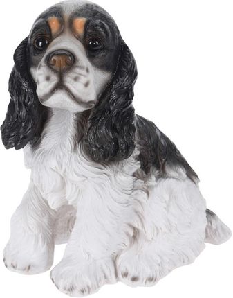 Figurka Ogrodowa Pies Spaniel Wys. 27cm Ze Sztucznego Kamienia