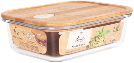 Bigbuy Home Pojemnik Na Lunch Santa Clara Bambus 1L 20X15X7Cm (S2210615)