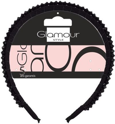 Glamour Opaska Do Włosów Z Czarnymi Kryształkami 417511 