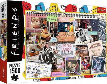 Trefl Puzzle 1500el. Przyjaciele Friends Kalendarz 26197