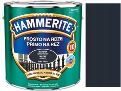 Zdjęcie Hammerite Prosto Na Rdze Matowy Grafitowy 2,5l - Dobczyce