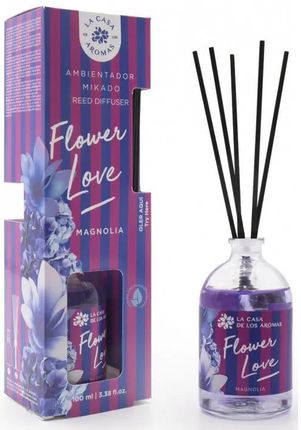 La Casa De Los Aromas FLOWER LOVE Patyczki zapachowe MAGNOLIA 100ml