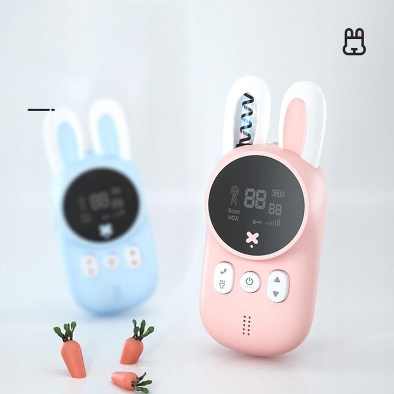 Red Walkie Talkie Dla Dzieci Królik Krótkofalówki 2szt. - zdjęcie 4 Red Walkie Talkie Dla Dzieci Królik Krótkofalówki 2szt.