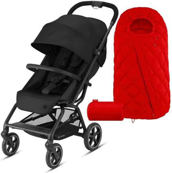 Wózek Cybex Eezy S Plus 2 Spacerowy + Śpiworek Snogga Deep Black - Ceny ...