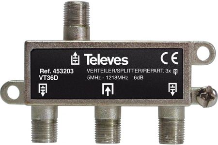 Televes Rozgałęźnik Antenowy Rtv 3-Drożny F3D (453203)