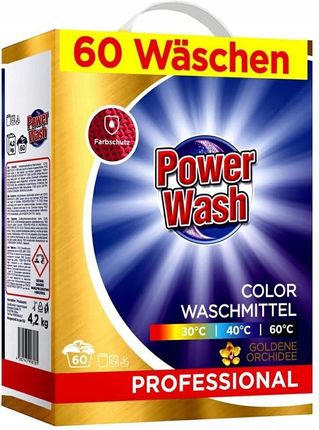 Power Wash Niemiecki Proszek Do Koloru 4,2Kg60Prań