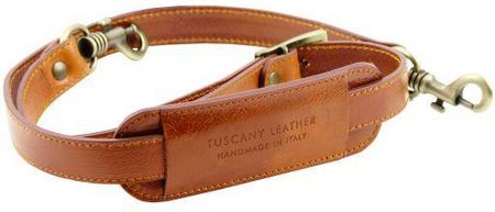Tuscany Leather TL Voyager - regulowany pasek na ramię do torby , kolor miodowy TL141929