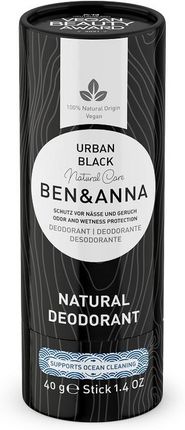 Natural Soda Deodorant Naturalny Dezodorant Na Bazie Sody Sztyft Kartonowy Urban Black 40G