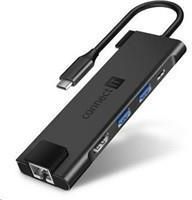 Hub USB Connect IT USB-C/RJ45, HDMI, 2x USB 3.2, USB-C PD 100W (CHU-8020-AN) Szary