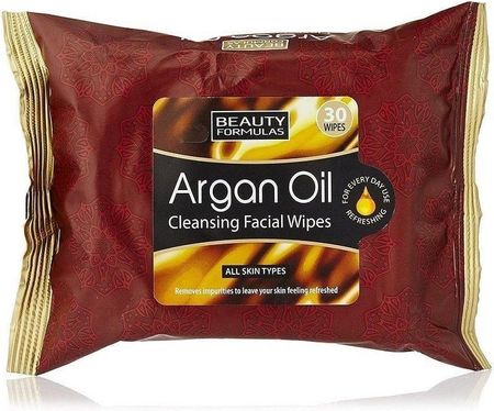 Argan Oil Cleansing Facial Wipes Oczyszczające Chusteczki Z Olejkiem Arganowym 30Szt.