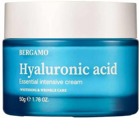 Bergamo - Hyaluronic Acid Essential Intensive Cream Nawilżający Krem Do Twarzy Z Kwasem Hialuronowym 50G