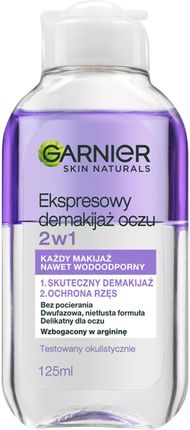 Garnier Skin Naturals Płyn do demakijażu oczu 2w1 dwufazowy 125 ml