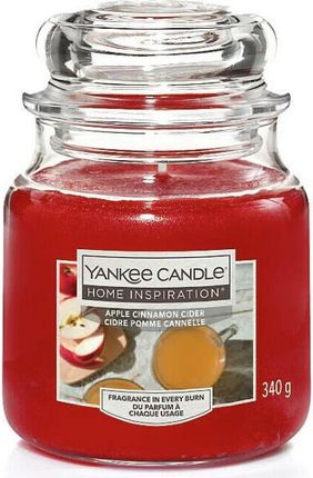 Yankee Candle Świeca Zapachowa W Słoiku Home Inspiration Apple Cinnamon Cider 340 G 7283511791273