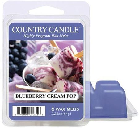 Country Candle Wosk Zapachowy Blueberry Cream Pop Wax Melt 754073