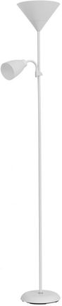 Orno Lampa stojąca podłogowa URLAR, 175 cm, max 25W E27, max 25W E14, biała (LS2W)