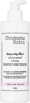 Christophe Robin Delikatny Szampon Zwiększający Objętość Włosów Delicate Volume Shampoo With Rose Extracts 500 ml