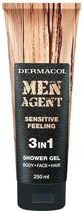 Dermacol Żel Pod Prysznic Men Agent Sensitive Feeling 3In1 Shower Gel 250 Ml