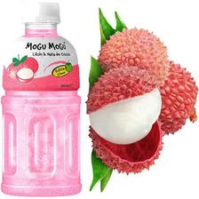 Mogu Mogu Orzeźwiający Tajski Napój O Smaku Lychee Z Dodatkiem Nata De Coco 320ml