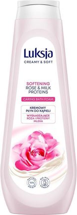 Luksja Płyn Do Kąpieli Płatki Róż I Proteiny Mleka Creamy Rose Petals & Milk Proteins 900 ml