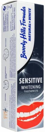 Beverly Hills Formula Wybielająca Pasta Do Wrażliwych Zębów Natural White Sensitive Whitening Toothpaste 100 Ml