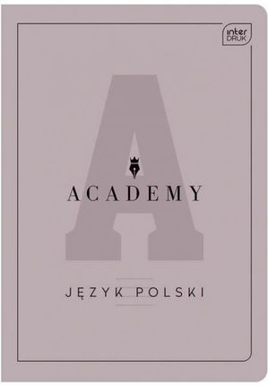 Interdruk Interdruk Zeszyt A5 Academy 60 Kartek W Linie Język Polski