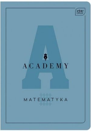 Interdruk Interdruk Zeszyt A5 Academy 60 Kartek W Kratkę Matematyka