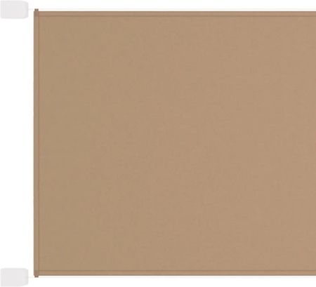 vidaXL Markiza Pionowa Kolor Taupe 100x1200cm Oxford 148408