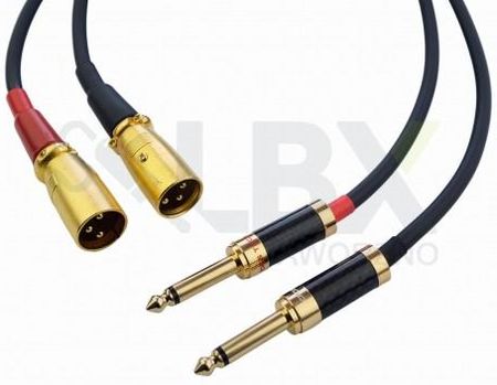 Kabel Przewód 2X 6,3 Jack - 2X Xlr (M) Klotz 1,5M