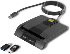 Zdjęcie Inteligentny czytnik chipowych kart ID Qoltec SCR-0634 USB typu C - Golub-Dobrzyń