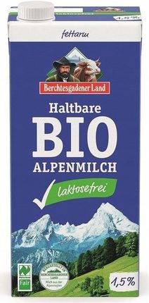 Berchtesgadener Land Mleko Alpejskie Uht O Obniżonej Zawartości Laktozy