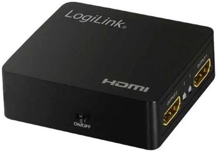 Logilink Hdmi Splitter 1X2-Port 4K/60 Hz Hdcp Hdr Cec Downscaler Smal