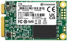 Transcend Msa372M Ssd 1Tb Msata - Solid State Disk (TS1TMSA372M)