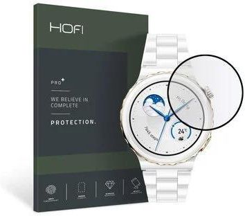 Hofi Szkło hybrydowe Hybrid Pro+ do Huawei Watch GT 3 Pro 43mm Czarny