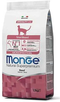 Monge Cat Monoprotein Sterilised Wołowina 1,5Kg