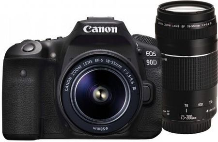 Canon EOS 90D + 18-55mm III + 75-300mm III
