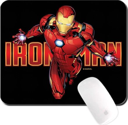 Podkładka pod mysz Iron Man 030 Marvel Czarny