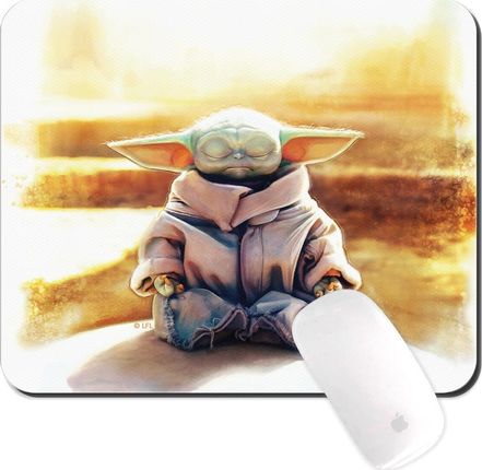 Podkładka pod mysz Baby Yoda 015 Star Wars Wielobarwny