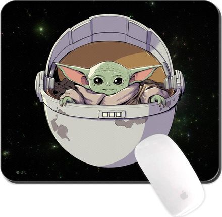 Podkładka pod mysz Baby Yoda 026 Star Wars Czarny